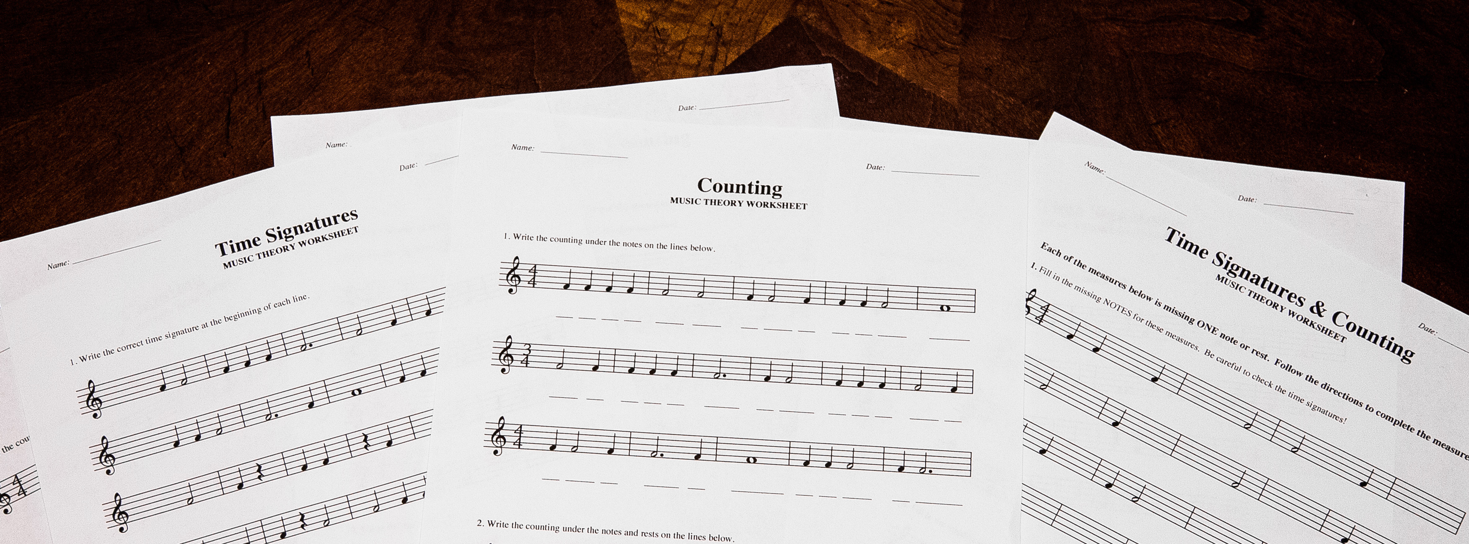 Time Signatures &amp;amp; Counting: Free Printable Theory Worksheets – Lacie | Printable Theory Worksheets