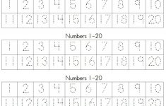 Trace Numbers 1 20 | Kiddo Shelter - Free Printable Counting | Free Printable Counting Worksheets 1 20