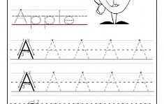 Trace The Letter A Worksheets | Artie | Preschool Worksheets, Letter | A For Apple Worksheet Printable