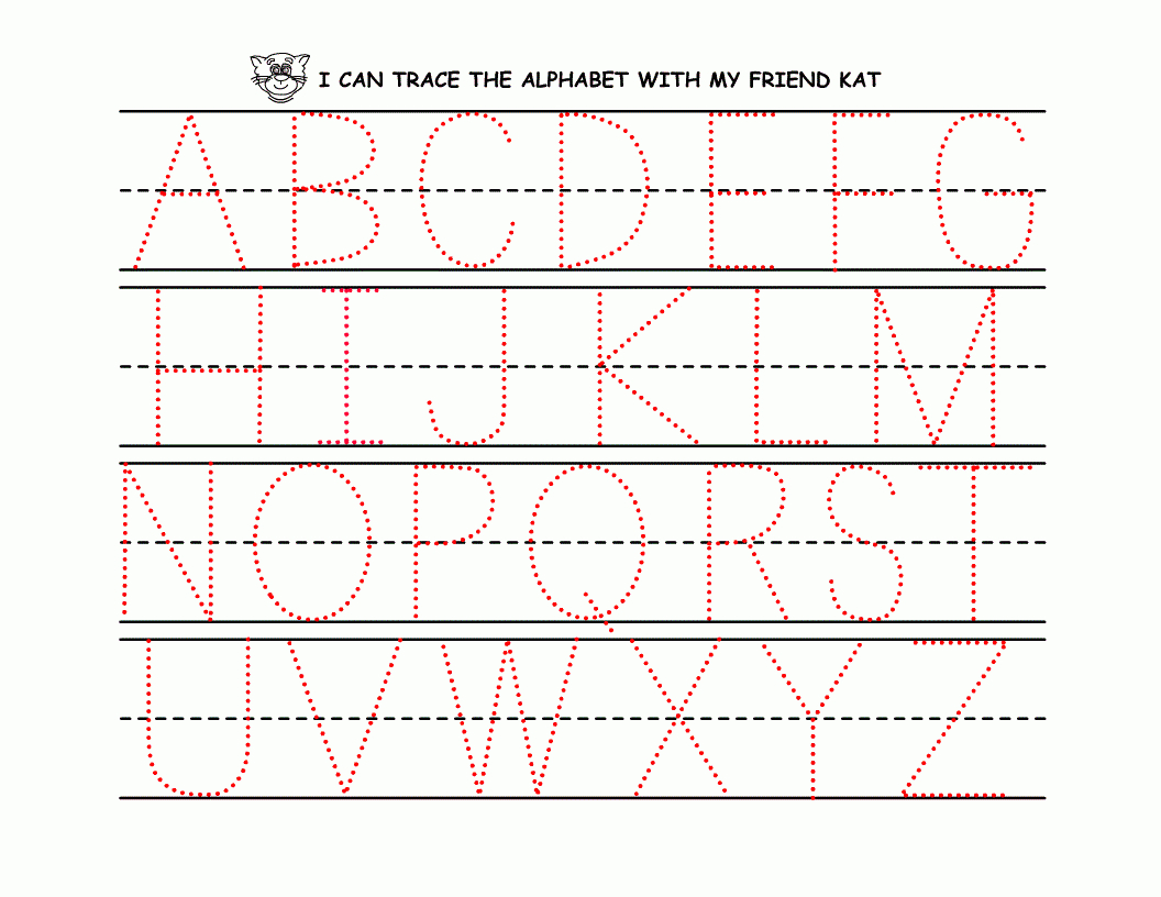 Printable Abc Traceable Worksheets