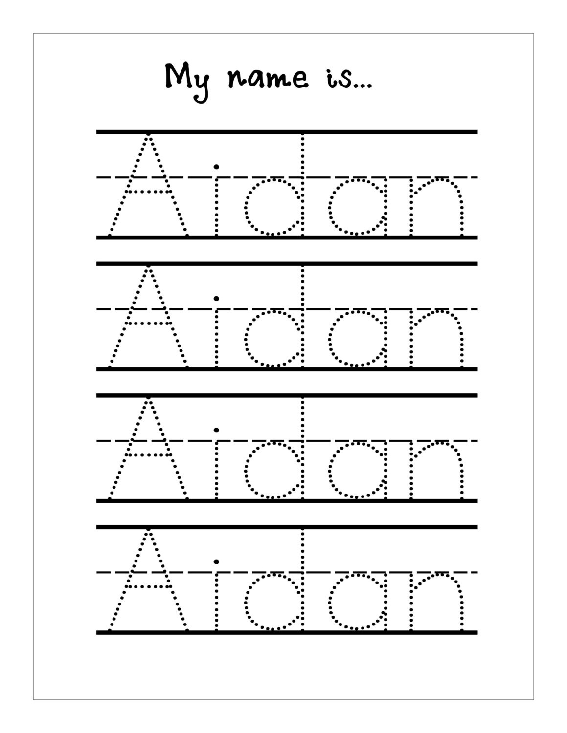 Tracing Name Worksheets - Koran.sticken.co | Free Printable Write Your Name Worksheets