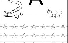 Tracing The Letter A Free Printable | Alphabet And Numbers Learning | Free Printable Preschool Worksheets Tracing Letters