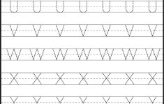Tracing – Uppercase Letters – Capital Letters – 3 Worksheets / Free | Capital Alphabets Tracing Worksheets Printable