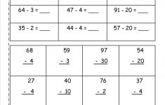Two Digit Subtraction Worksheets | Printable Subtraction Worksheets