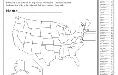 United States Map Activity Worksheet | Social Studies | Map | Free Printable States And Capitals Worksheets