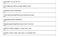 Unscramble Sentences Worksheet - Free Esl Printable Worksheets Made | Free Printable Scrambled Sentences Worksheets
