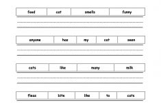 Unscramble The Sentences Worksheets - Enchantedlearning | Free Printable Scrambled Sentences Worksheets