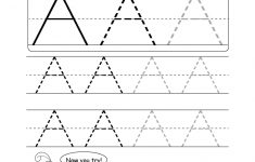 Uppercase Letter Tracing Worksheets (Free Printables) - Doozy Moo | Letter Tracing Worksheets Free Printable