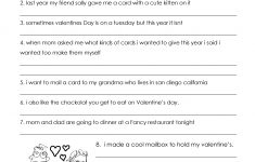 Valentine's Day Grammar (Free Worksheet For 3Rd Grade And Up | Grammar Worksheets Year 6 Printable