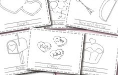Valentines Day Printable Tracing Activity - Messy Little Monster | Printable Pencil Control Worksheets