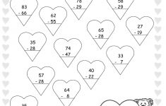 Valentine's Day Printouts And Worksheets | Free Printable Valentine Math Worksheets