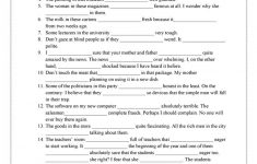 Verb To Be For Advanced Students Worksheet - Free Esl Printable | Subject Verb Agreement Printable Worksheets High School