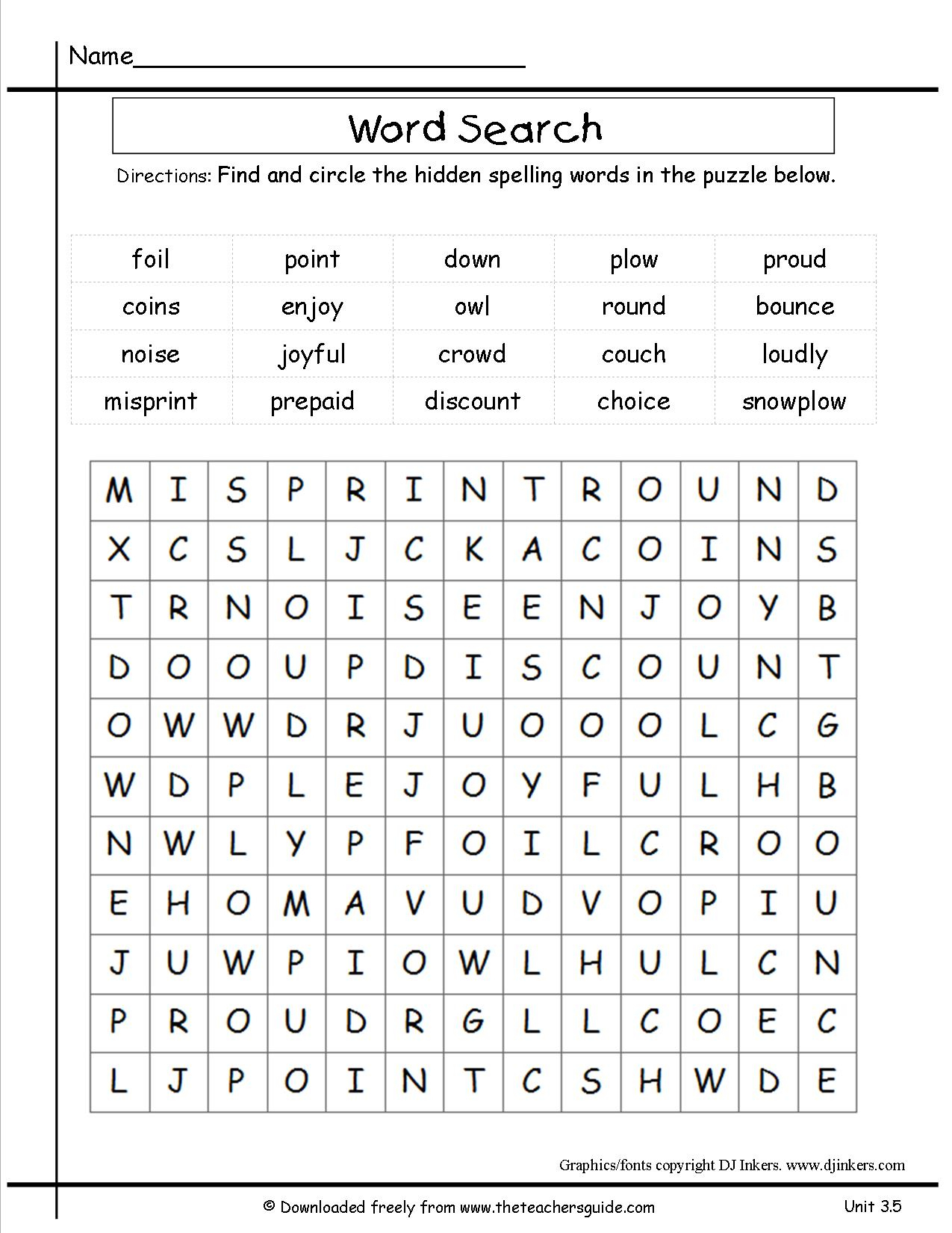 3rd-grade-vocabulary-worksheets