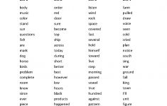 Vocabulary Worksheets | Fry Words Worksheets | 6Th Grade Vocabulary Worksheets Printable