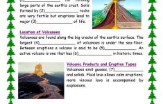 Volcanoes Worksheet - Free Esl Printable Worksheets Madeteachers | Printable Volcano Worksheets