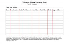 Volunteer+Hours+Log+Sheet+Template | Forms | Community Service Hours | Community Service Printable Worksheets