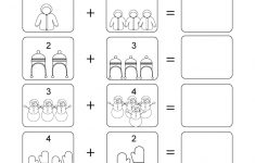 Winter Math Worksheet - Free Kindergarten Seasonal Worksheet For Kids | Free Printable Winter Preschool Worksheets