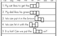 Word Family Worksheets Kindergarten To Free - Math Worksheet For | Free Printable Word Family Worksheets For Kindergarten