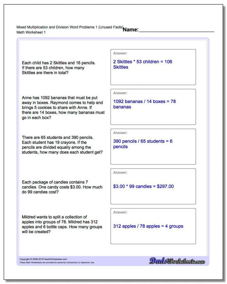 word problems math problems printable worksheets lexias blog