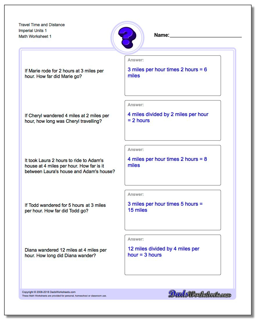 Word Problems | Third Grade Math Word Problems Printable Worksheets
