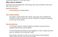 Worksheet #5 Who`s To Blame? | Cold War Printable Worksheets