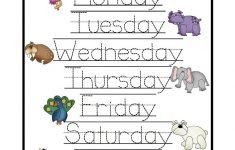 Worksheet For Days Of The Week For Kids | Kiddo Shelter | Free Printable Kindergarten Days Of The Week Worksheets