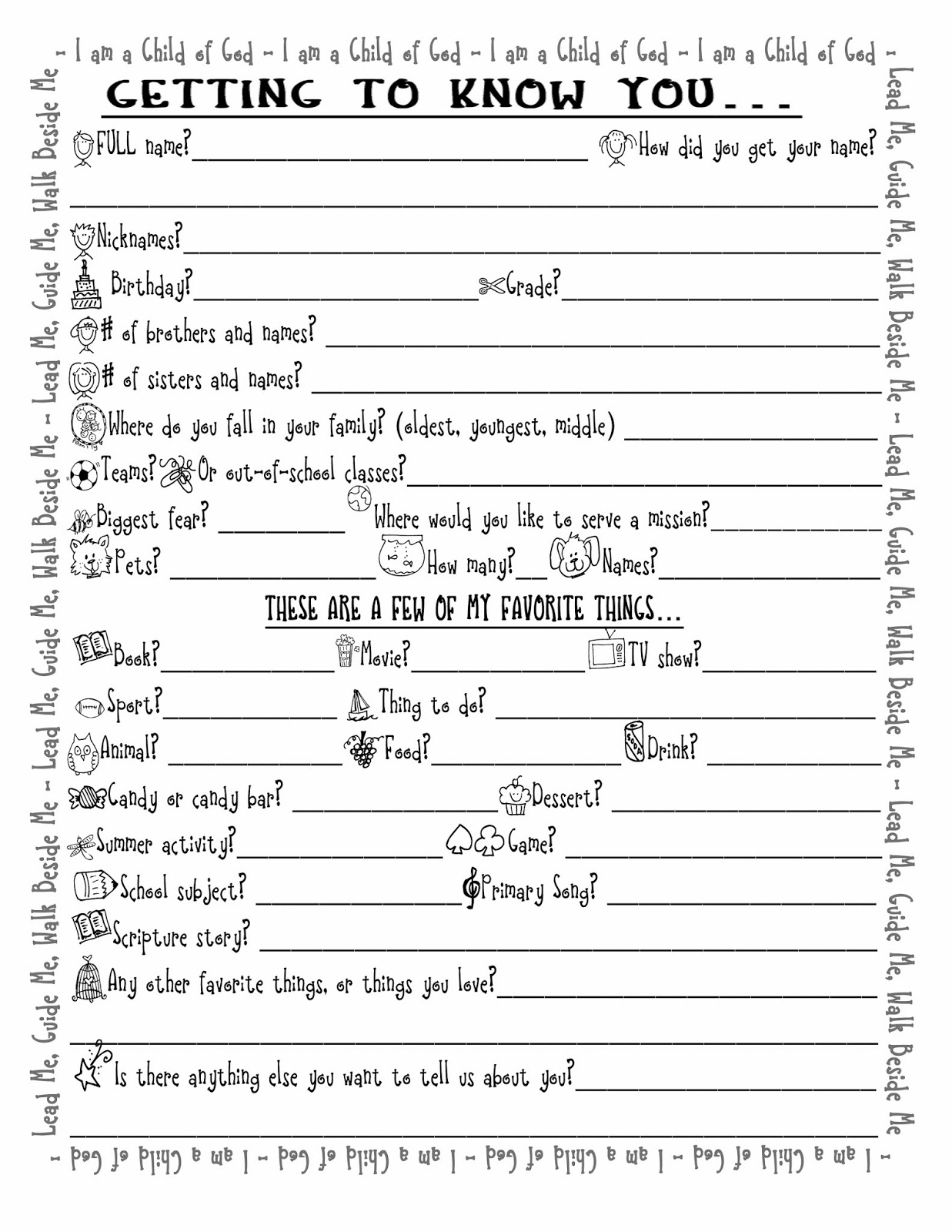 Worksheet : Getting To Know You Questions For Kids The Best | Printable Getting To Know You Worksheets