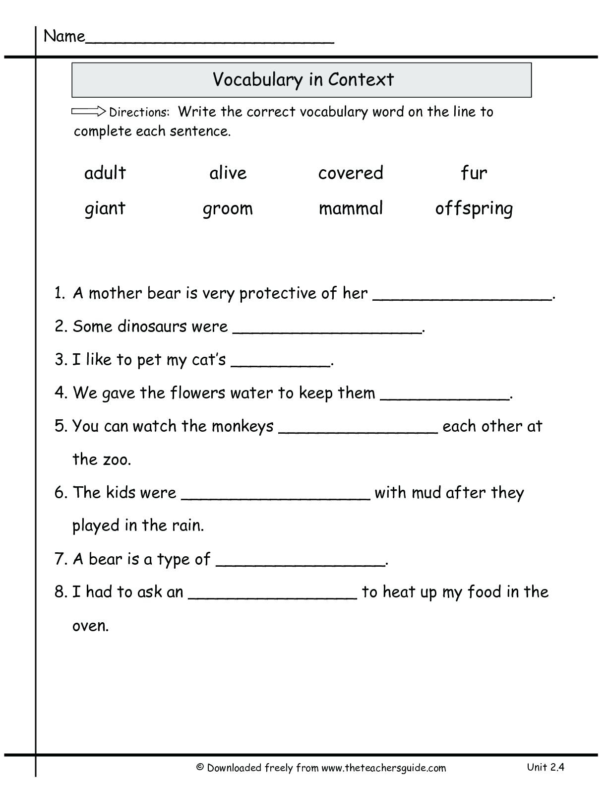 Landforms And Bodies Of Water Freebie The Lesson Plan Diva Free