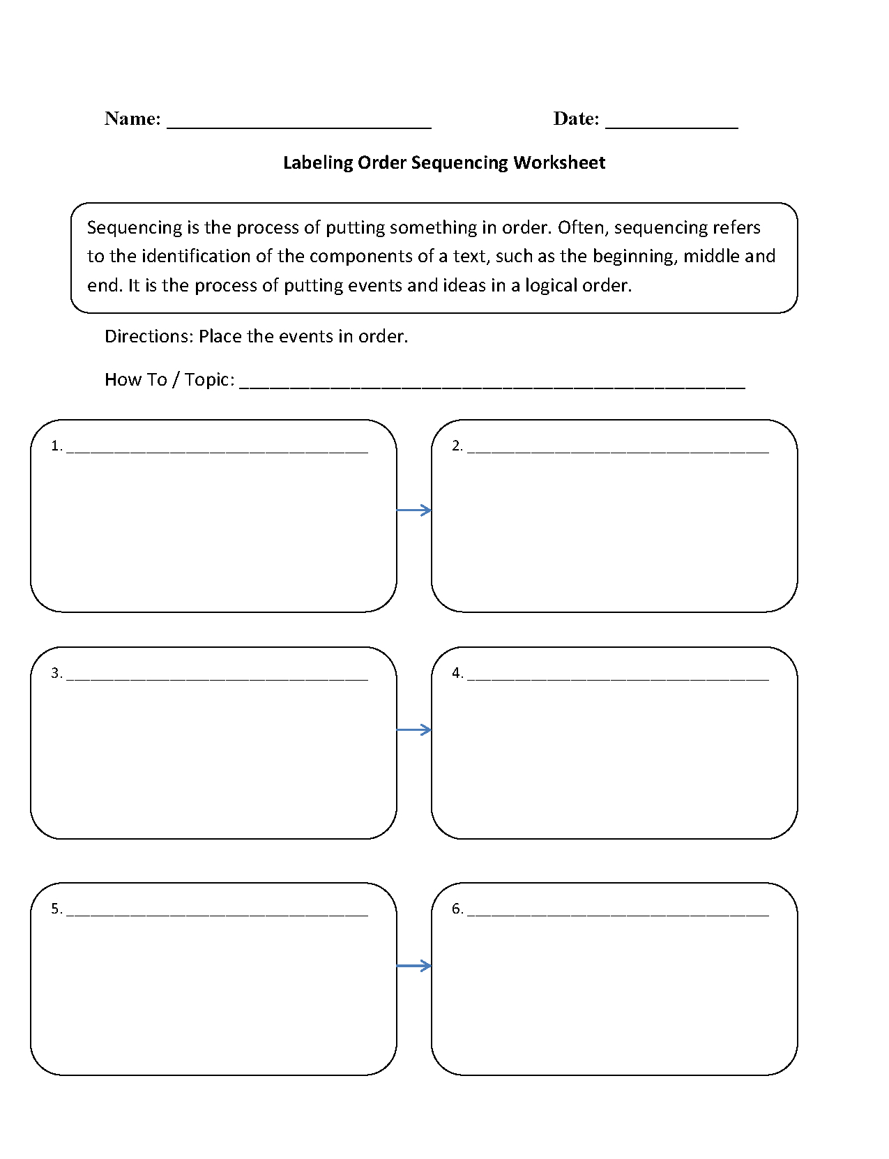 Writing Worksheets | Sequencing Worksheets - Free Printable | Free Printable Sequencing Worksheets 2Nd Grade