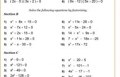 Year 10 Maths Worksheets | Printable Pdf Worksheets | Printable Algebra Worksheets High School