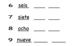 Pin On Teaching Spanish | Numbers In Spanish Worksheet Printable